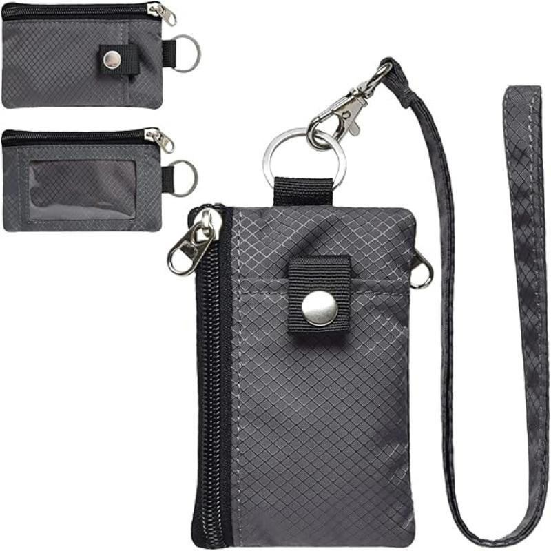 Travel Wallet Slim - Porte-Badge avec fenêtre d'identification, petit portefeuille