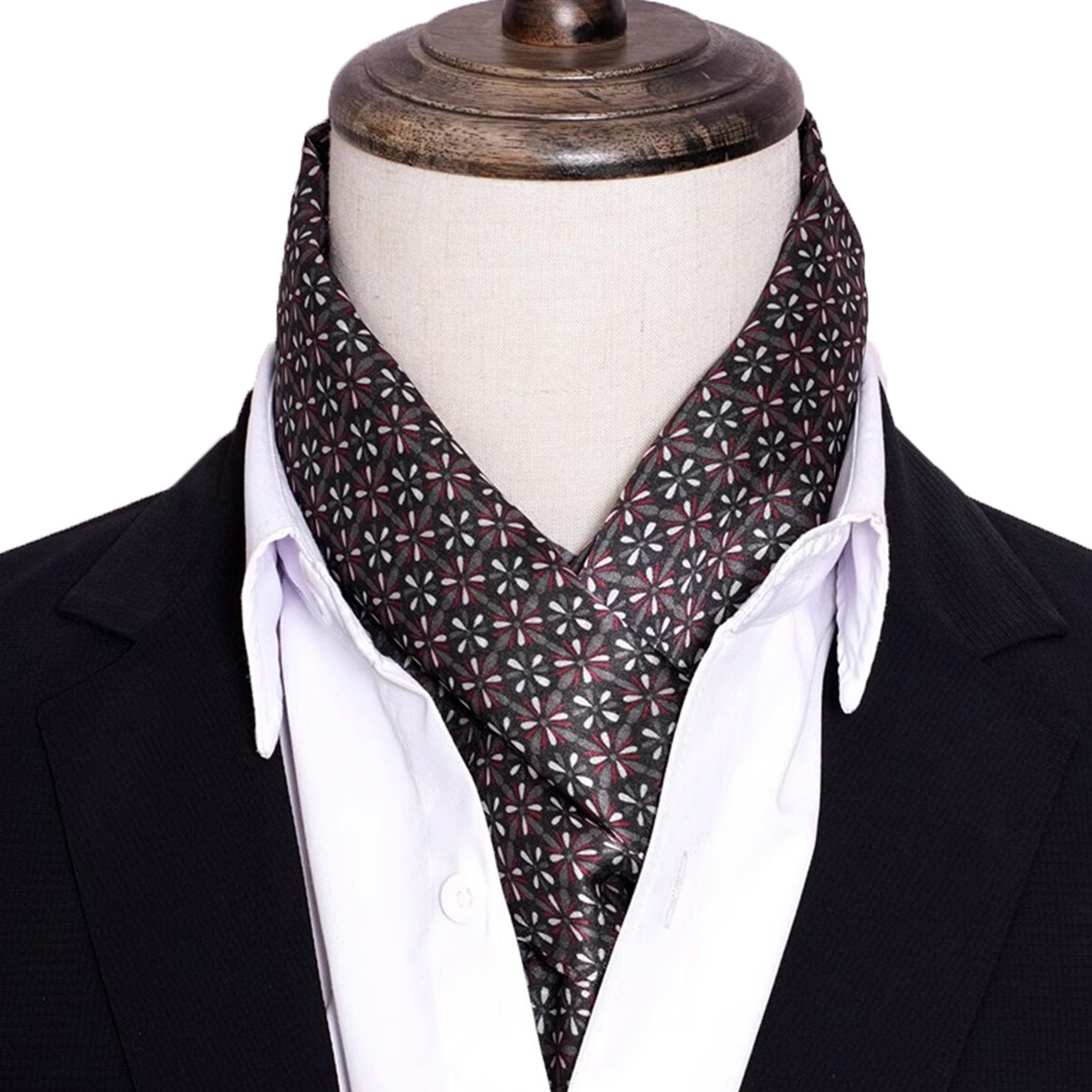 Travel Accessories Men - Nouveau foulard en soie à rayures