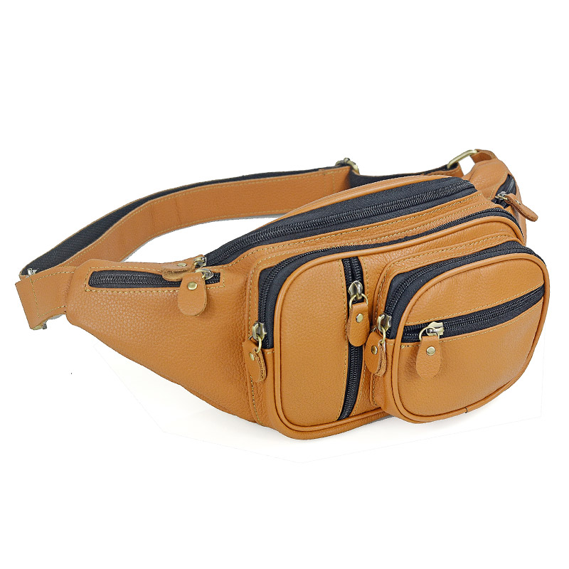 Travel Accessories Men - Sacs de taille en cuir véritable