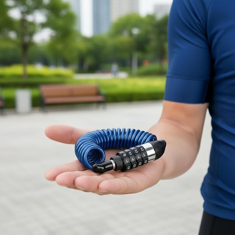 Cable Lock Combination - Nouvelle chaîne antivol pour moto et