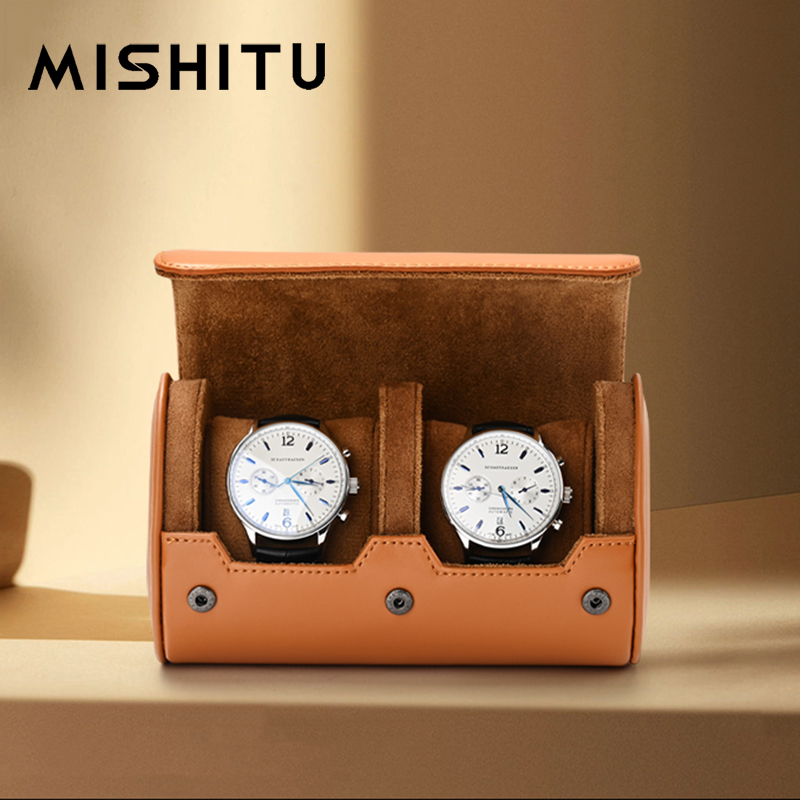 Travel Accessories Men - MISHITU 1/2/3-slot montre stockage rouleau sac