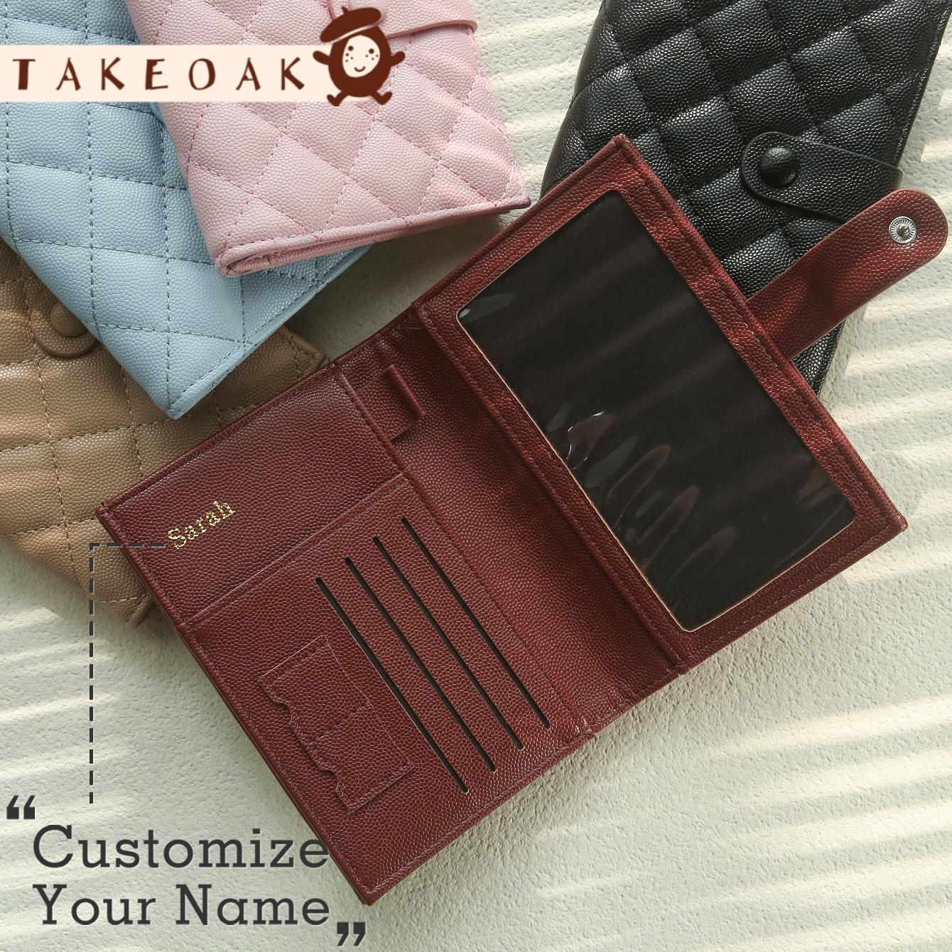 Travel Accessories Hong Kong - Porte-passeport personnalisé avec nom, porte-monnaie de