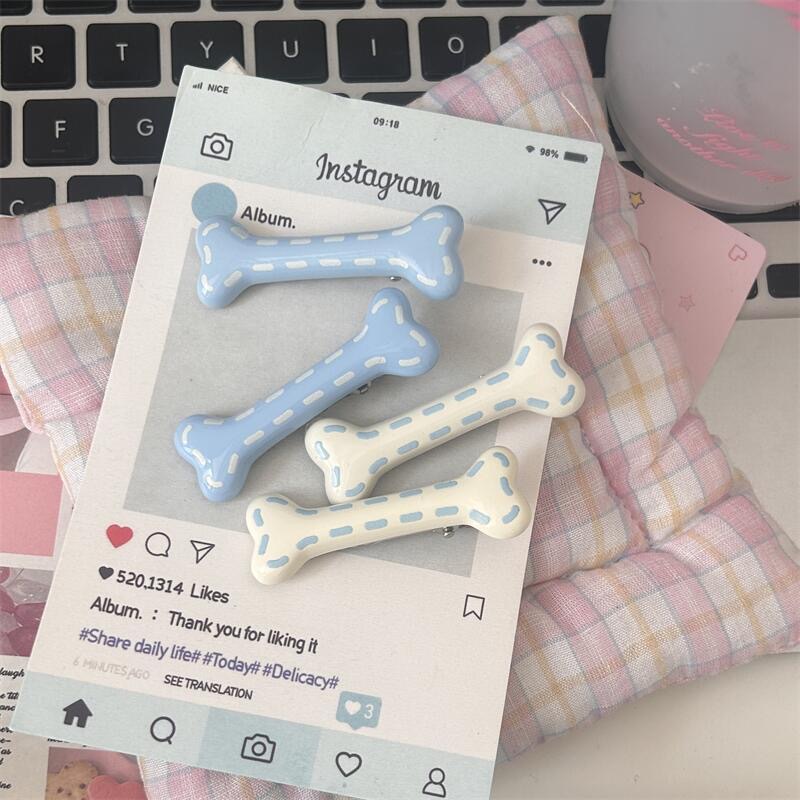 Travel Accessories For Young Women - Pince à cheveux fantaisie motif pois,