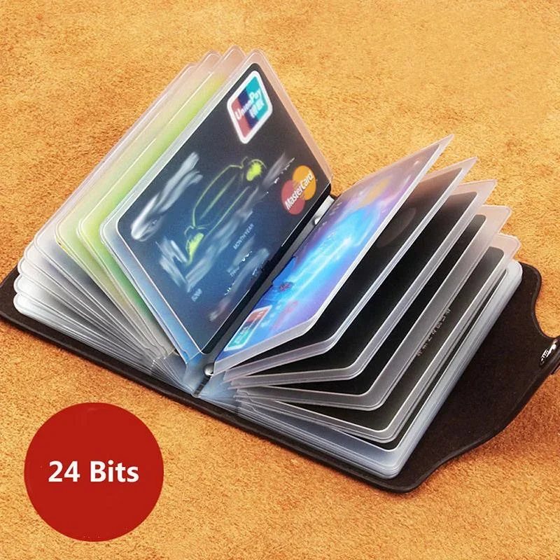 Travel Wallet Slim - Porte-carte de visite antivol, porte-carte de