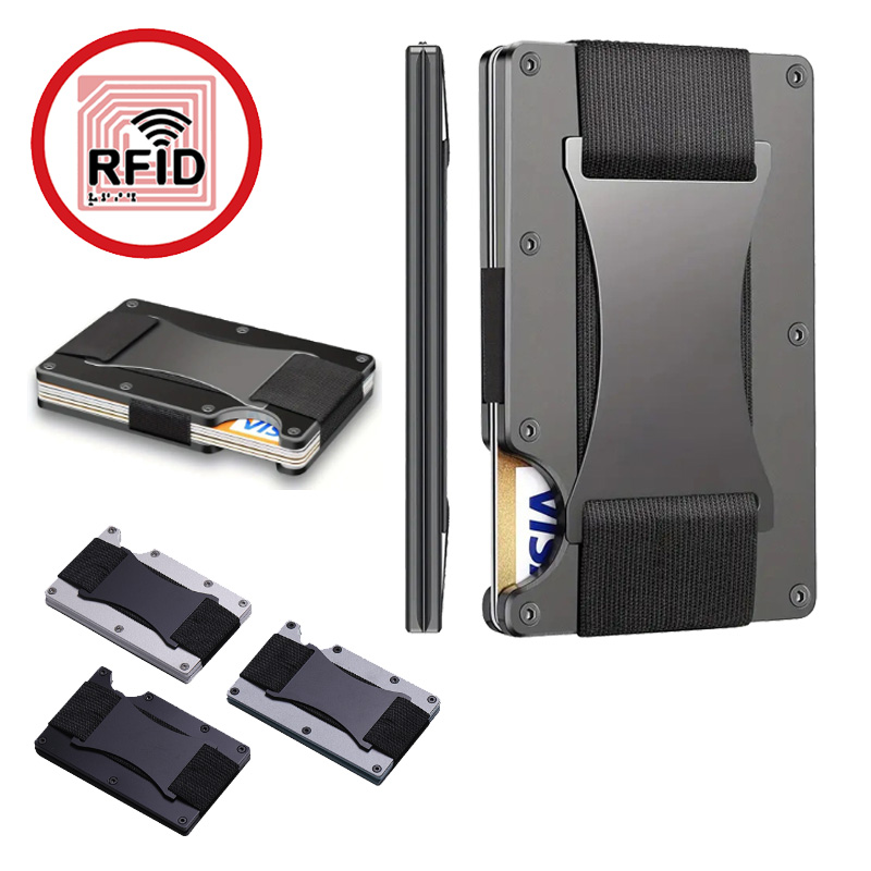 Travel Wallet Slim - Nouveau mince mode RFID Protection porte-carte