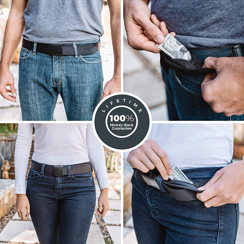 Sac banane de voyage antivol 1 - Money Belt Hidden avis et prix