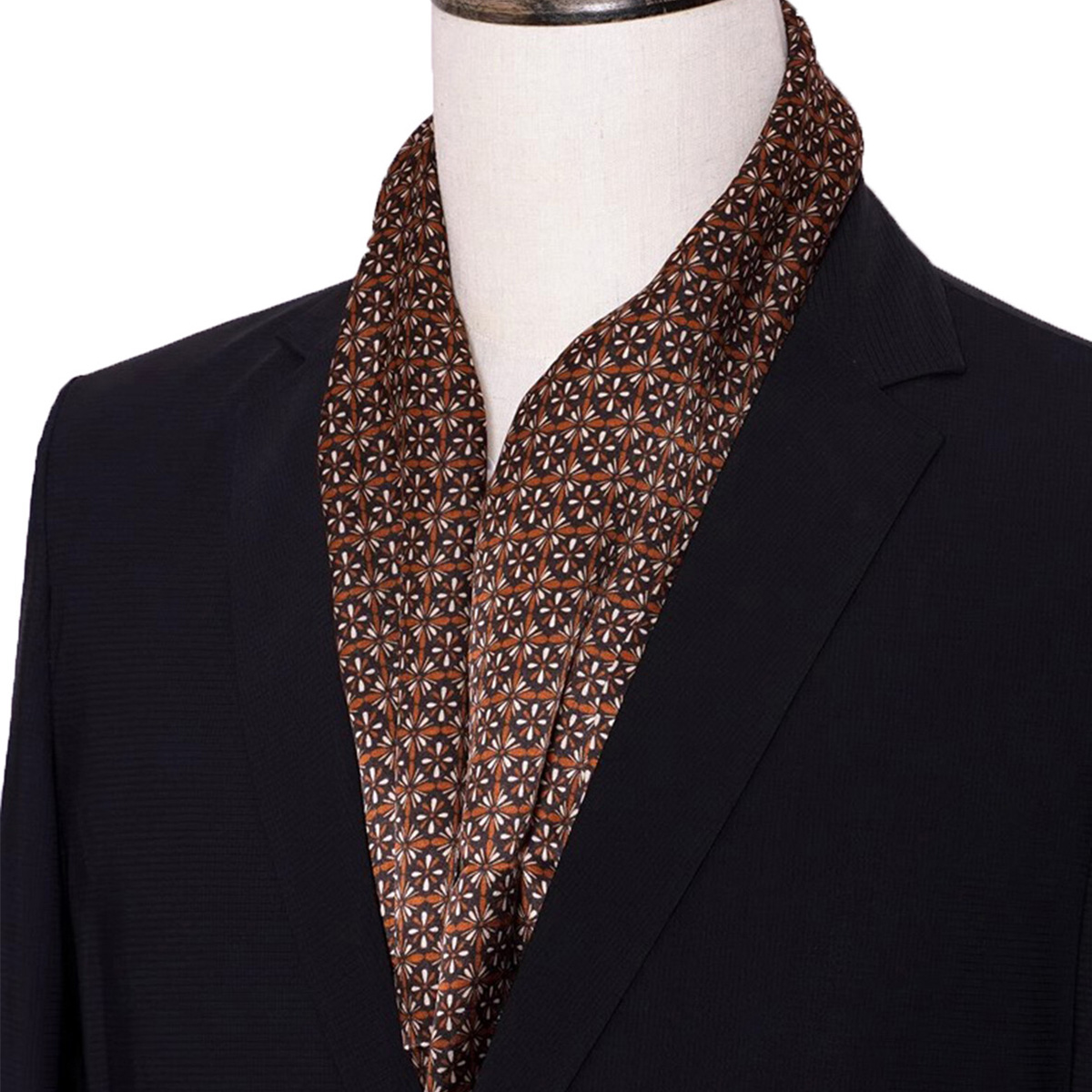 Nouveau foulard en soie à rayu - Travel Accessories Men avis et prix