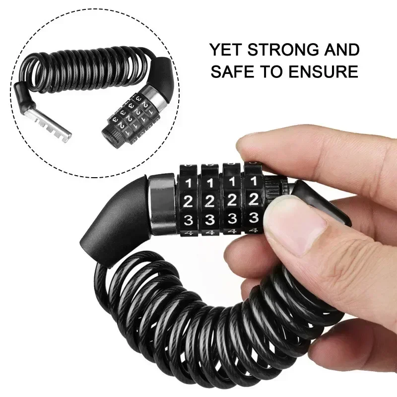 Chaîne antivol pour moto et vé - Cable Lock Combination avis et prix