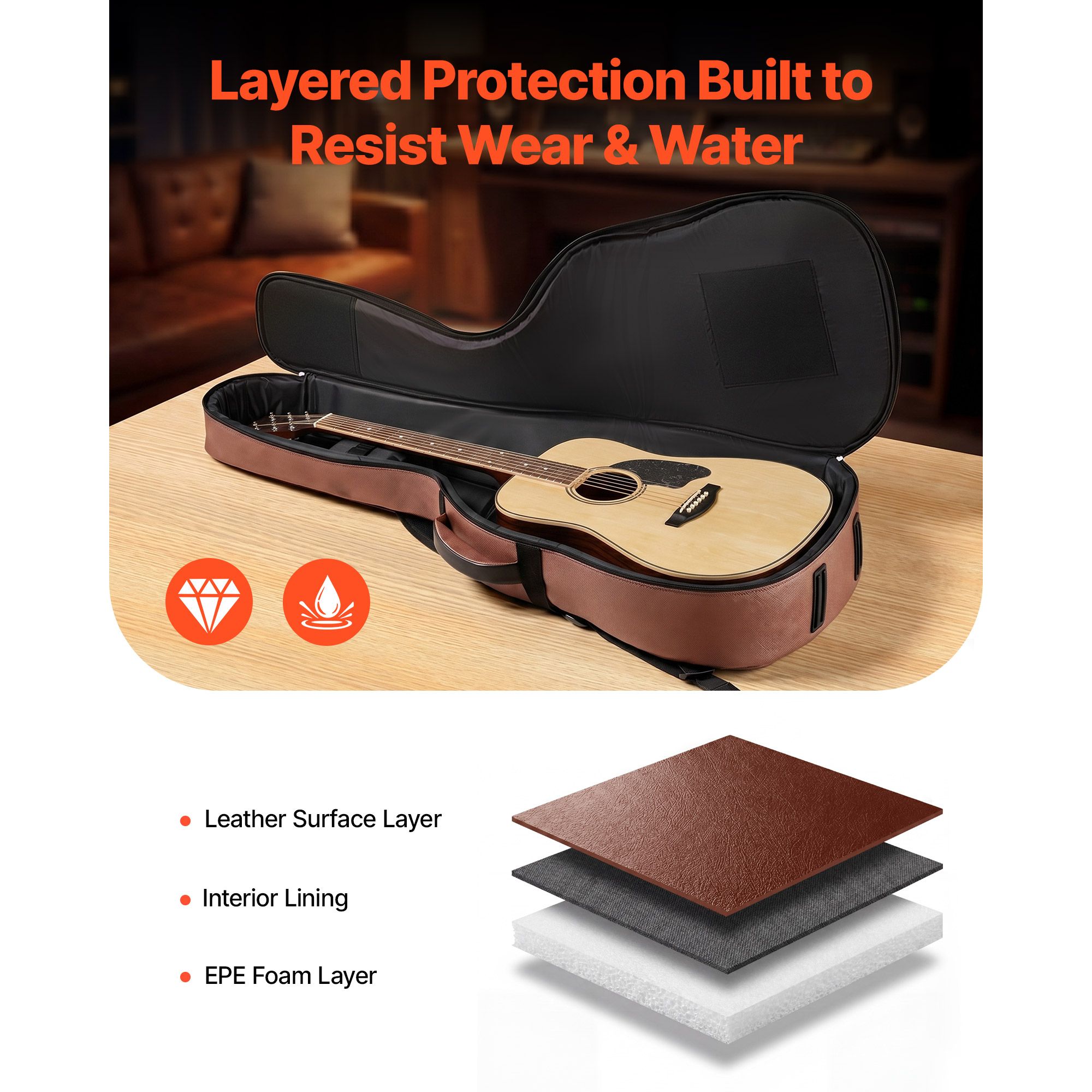 Étui rigide pour guitare acous - Travel Accessories Gadget avis et prix