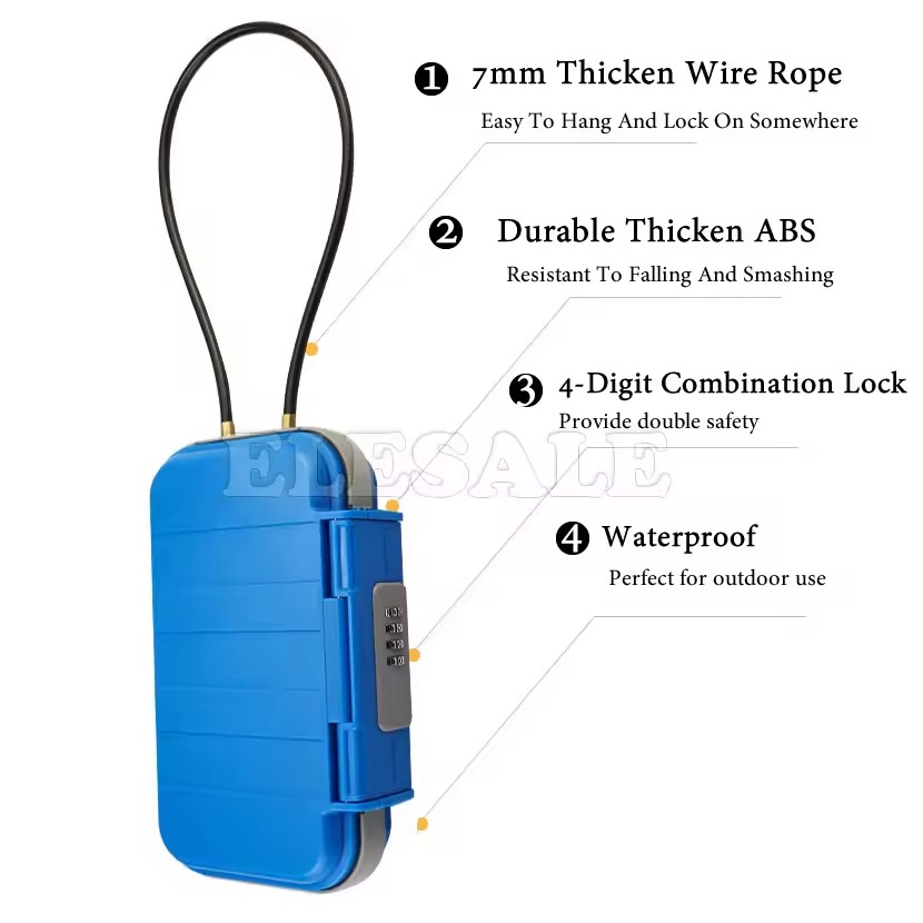 BLOLock-Coffre-fort de plage p - Cable Lock Combination avis et prix