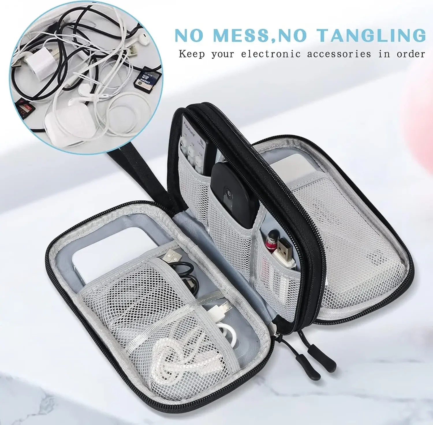 Sac de voyage pour câbles, poc - Travel Accessories Gadget avis et prix