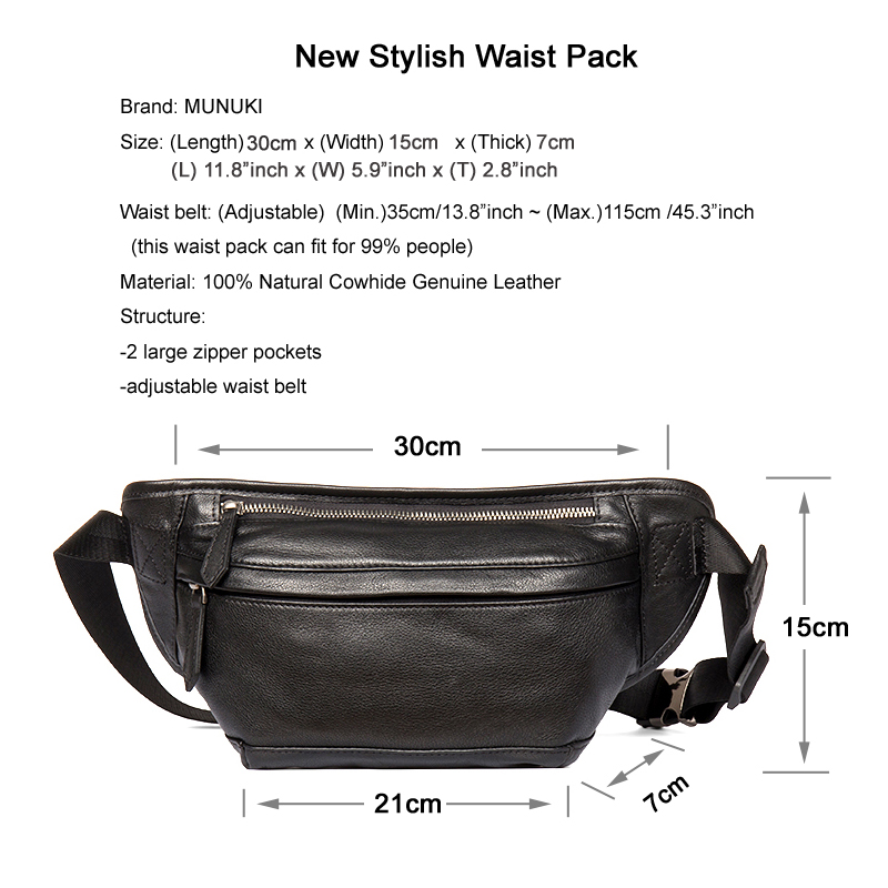 Nouveau sac banane homme en cu - Money Belt Hidden avis et prix