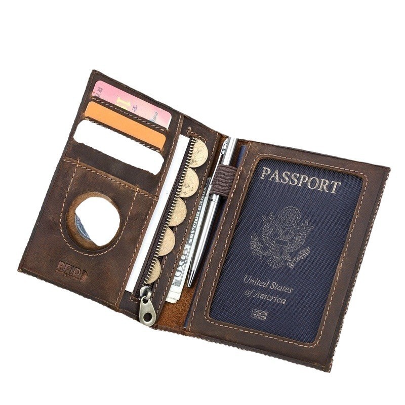 Portefeuille en cuir véritable - Travel Wallet Slim avis et prix