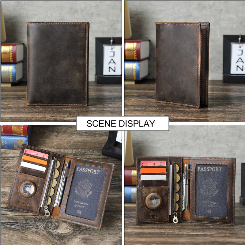 Portefeuille en cuir véritable - Travel Wallet Slim avis et prix