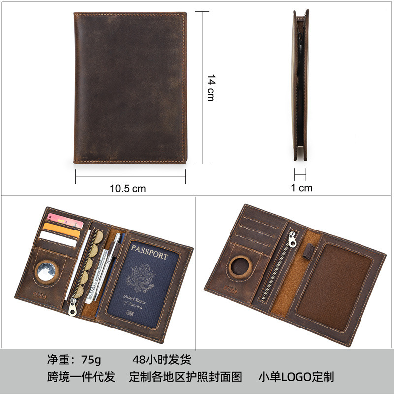 Portefeuille en cuir véritable - Travel Wallet Slim avis et prix