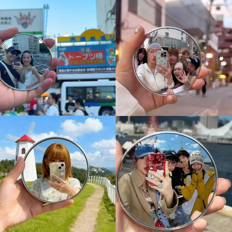Miroir Convexe Rond Portable,  - Travel Accessories Gadget avis et prix